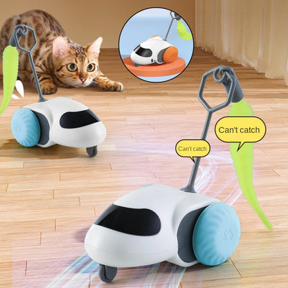 Smart Cat Toy Automatic Moving Remote Controlled Toy Car for Cats Dogs Interactive Playing Training Pet Supplies Fun Cat Toy