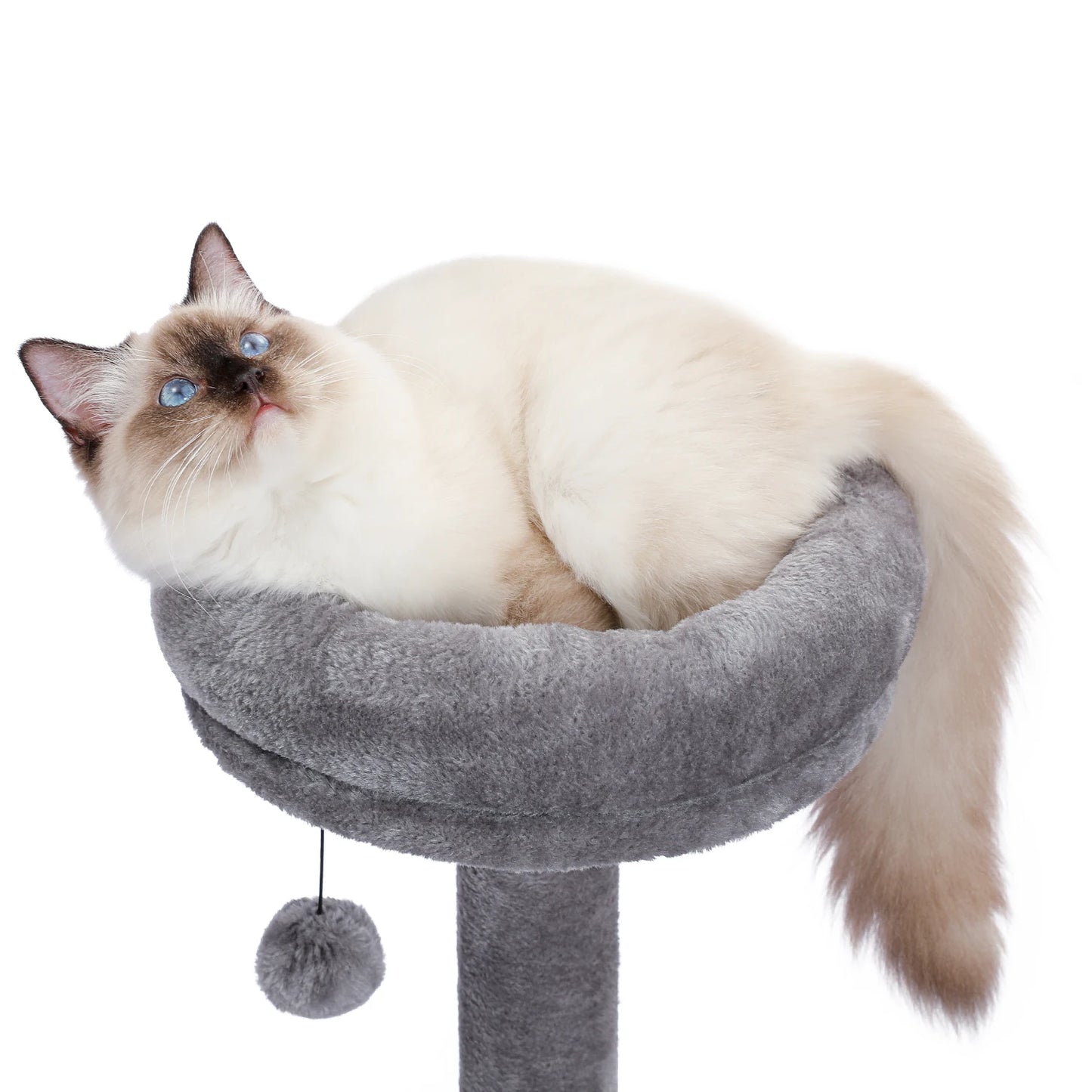 Luxury Pet Cat Tree House Condo Furniture Multi-Layer Cat Tower with Ladder Natural Sisal Scratching Post Climbing Jumping Toy