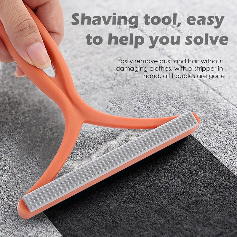 1pc 2-in-1 Double-Sided Pet Hair Remover & Lint Cleaner Tool | Sweater Cleaner, Fabric Shaver & Scraper for Clothes and Carpets