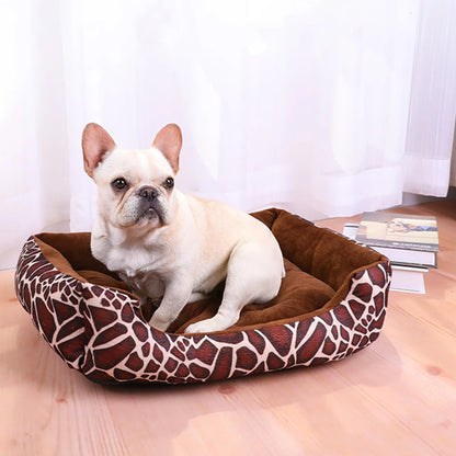 Bed for Dog Cat Pet Square Plush Kennel Medium Small Dog Sofa Bed Cushion Pet Calming Dog Bed House Pet Supplies Accessories