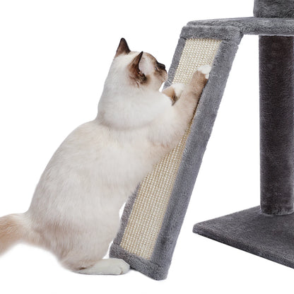 Luxury Pet Cat Tree House Condo Furniture Multi-Layer Cat Tower with Ladder Natural Sisal Scratching Post Climbing Jumping Toy