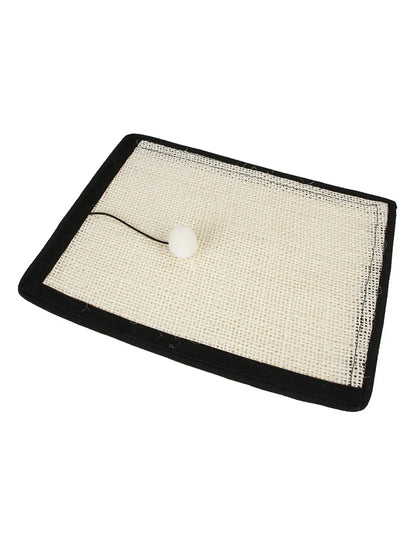 Natural Sisal Cat Scratcher Mat - Protects Furniture and Grinds Claws - Indoor Cat Scratching Pad