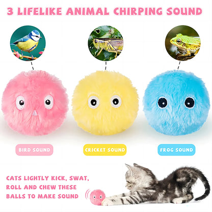 Cat Toys Smart Interactive Ball Catnip Cat Training Toy Pet Playing Ball for Cats Kitten Kitty Pet Squeaky Toy Supplies Products