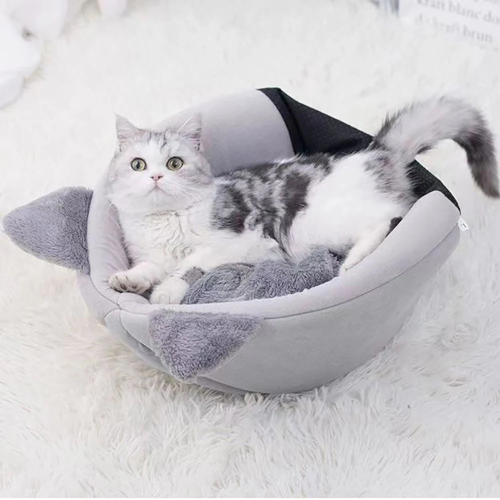 Pet Tent Cave Bed for Cats Small Dogs Self-Warming Cat Tent Bed Cat Hut Comfortable Pet Sleeping Bed