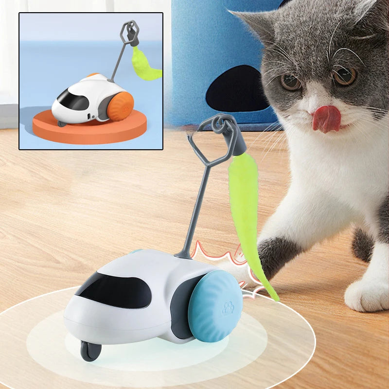 Smart Cat Toy Automatic Moving Remote Controlled Toy Car for Cats Dogs Interactive Playing Training Pet Supplies Fun Cat Toy